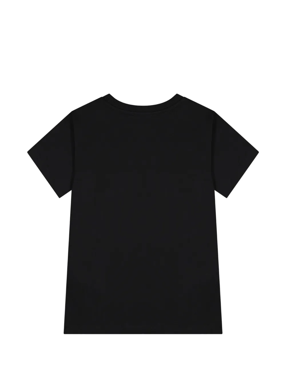 Moschino Kids T-shirt met logoprint Zwart