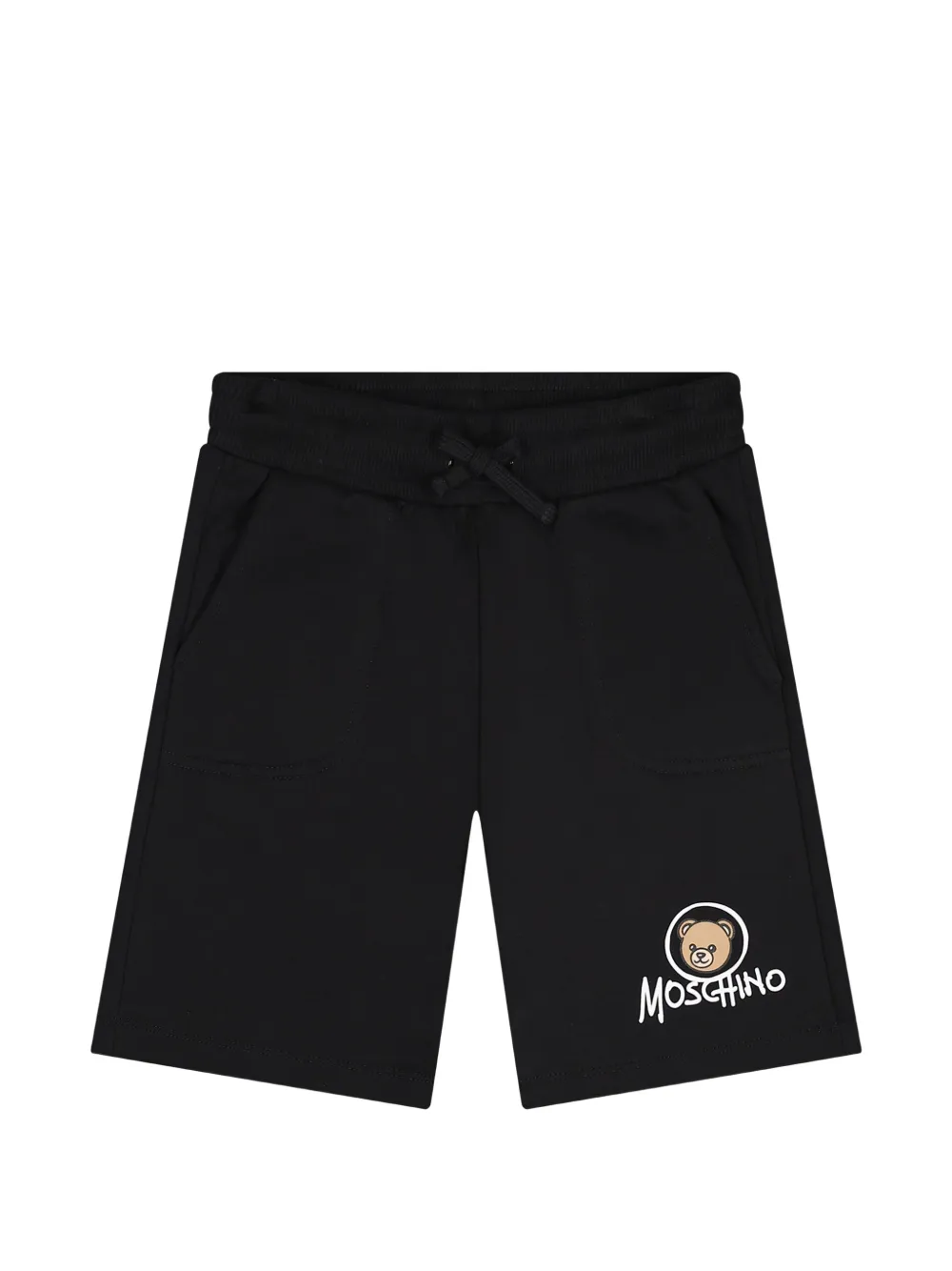 Moschino Kids Teddy Bear-print shorts - Nero