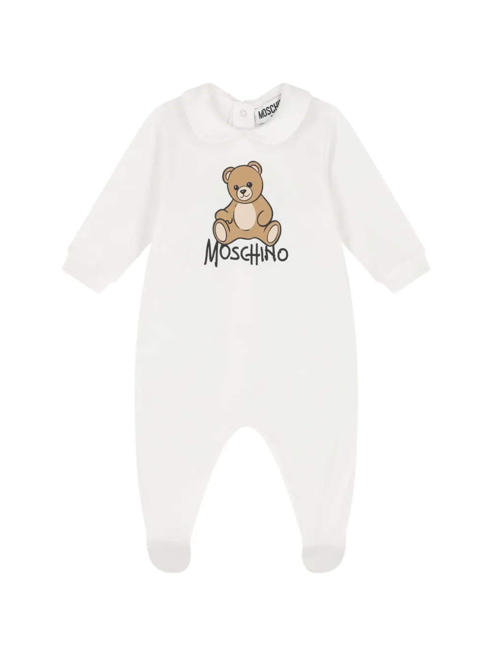 Moschino Kids Teddy Bear print pyjamas - Bianco