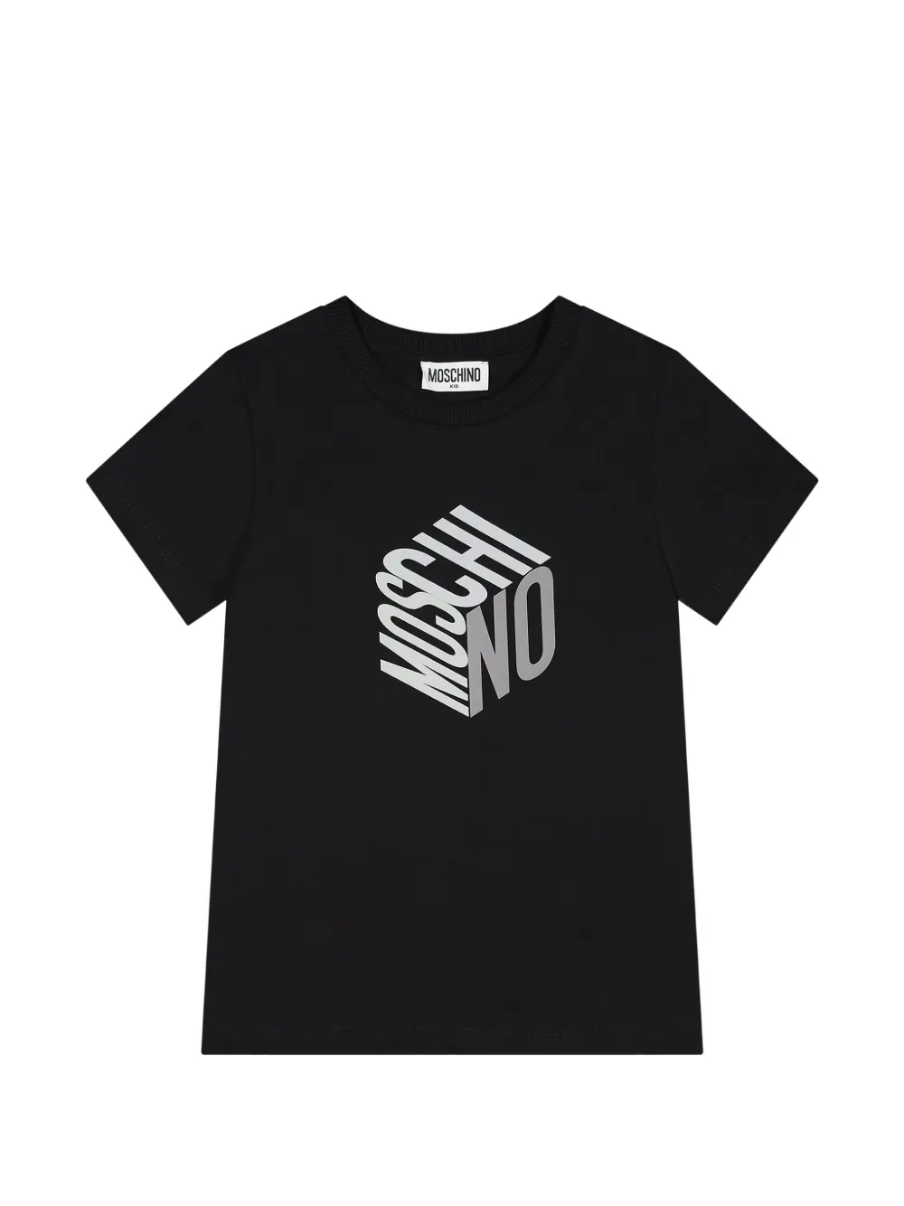 Moschino Kids logo-print T-shirt - Nero
