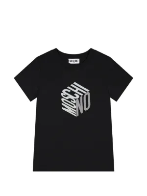 Moncler Enfant ロゴ Tシャツ | ブラック | FARFETCH JP