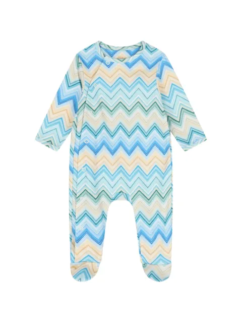 My Little Pie chevron-print long-sleeve pyjamas