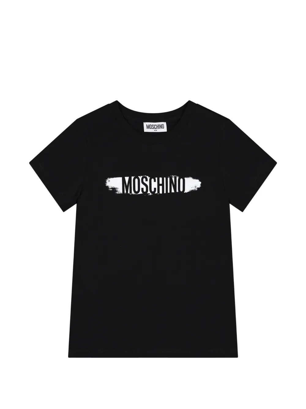 Moschino Kids logo-print T-shirt - Nero