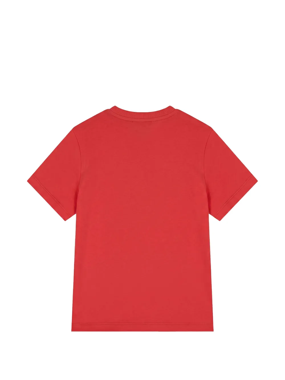 Moschino Kids T-shirt met popcorn-print en logo-print Rood