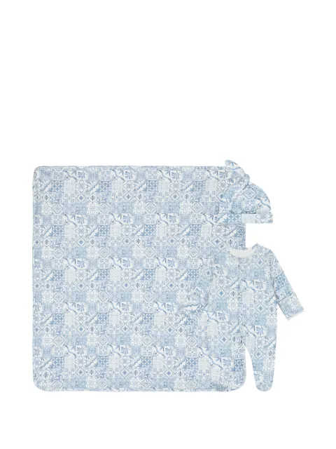 My Little Pie Amalfi tile-print pyjama set (set of three)