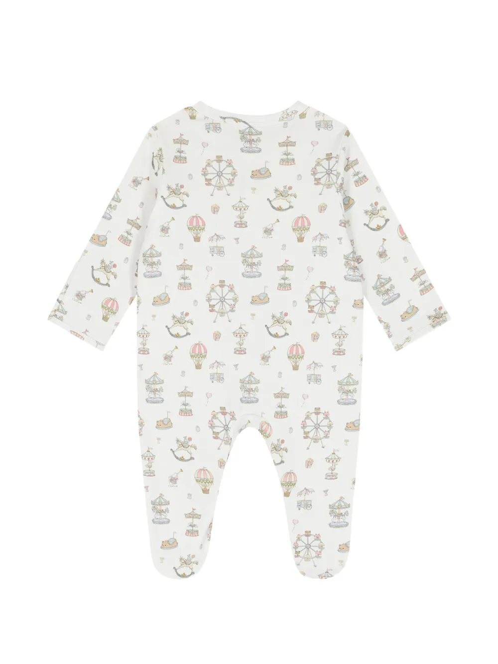 My Little Pie Drie katoenen-pyjama's met kermisprint Wit