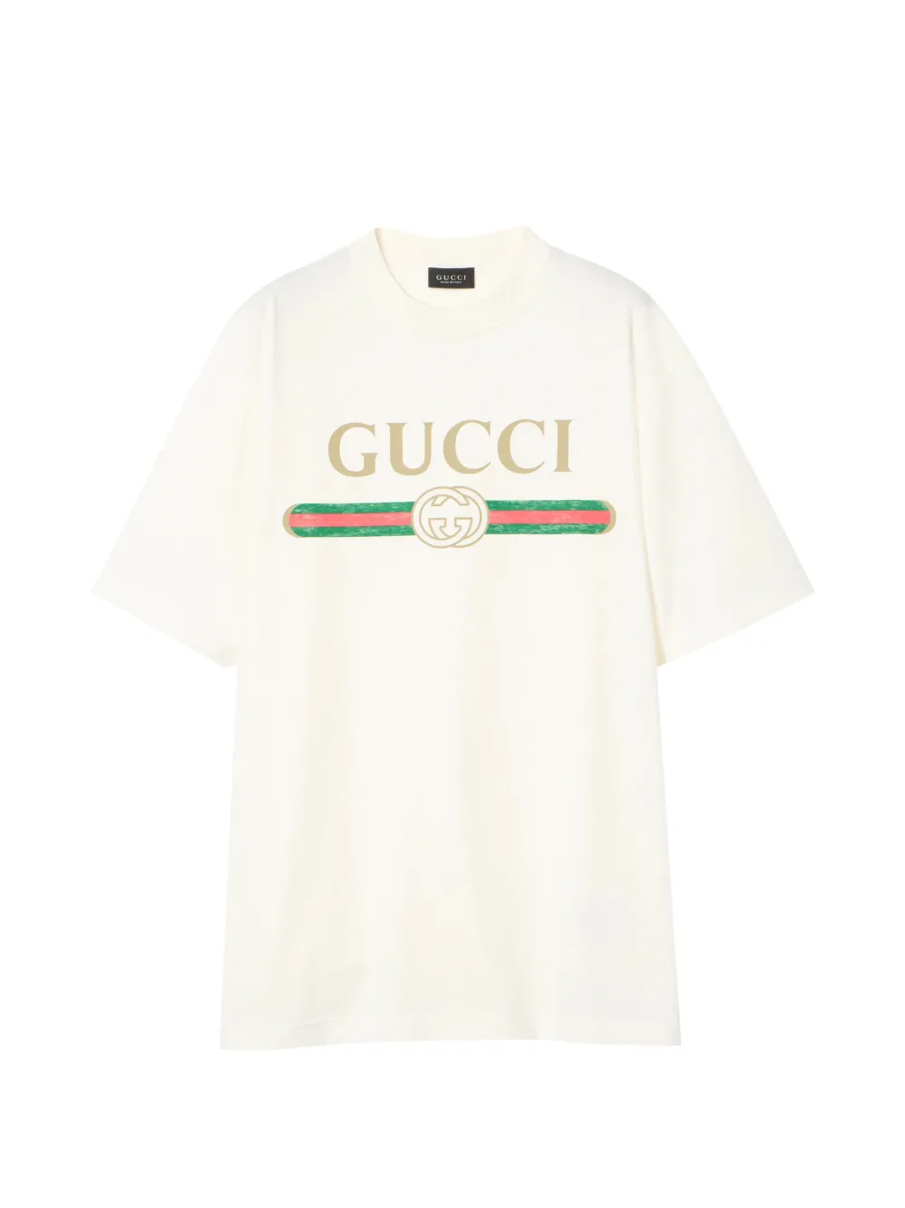 Gucci Web Interlocking GG T-shirt Wit