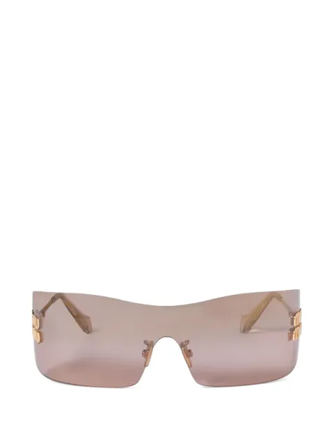 Miu Miu logo-plaque sunglasses