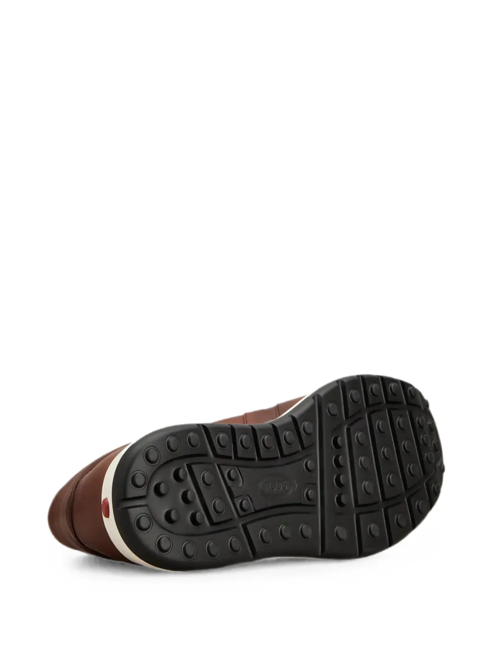 Tod's Red Dot leather sneakers Bruin