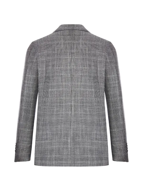 Lardini チェック ジャケット | グレー | FARFETCH JP