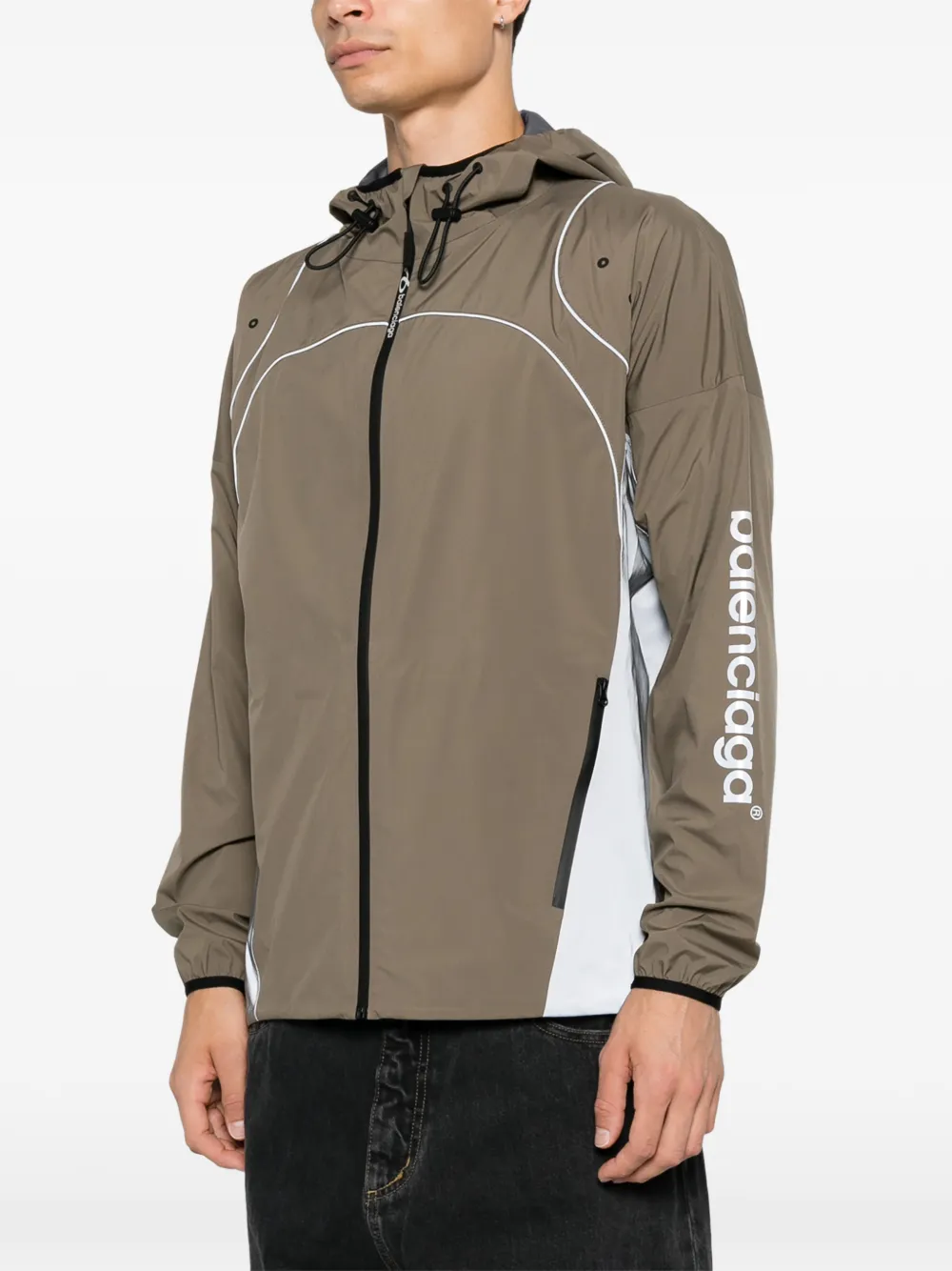 Balenciaga Jack met logoprint Grijs