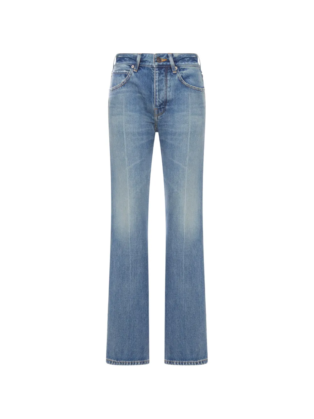 Balenciaga distressed flared jeans - Blu