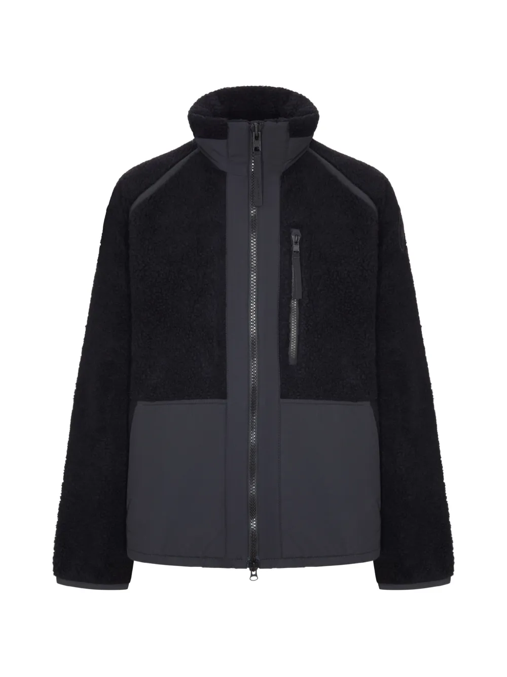 Canada Goose Westport fleece-texture panelled jacket - Nero