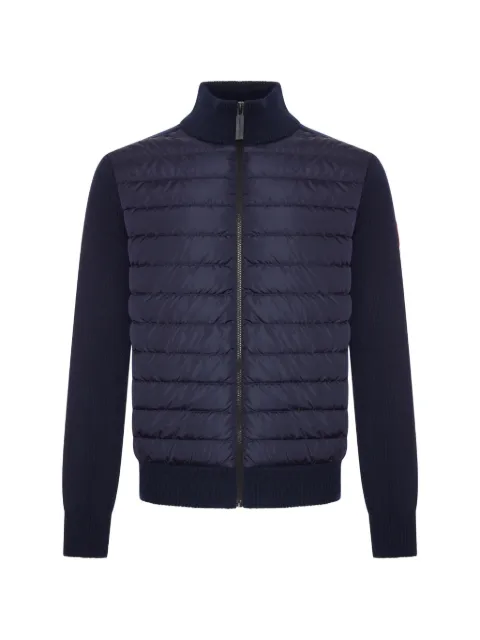 Canada Goose Hybridge quilted-panel knit jacket