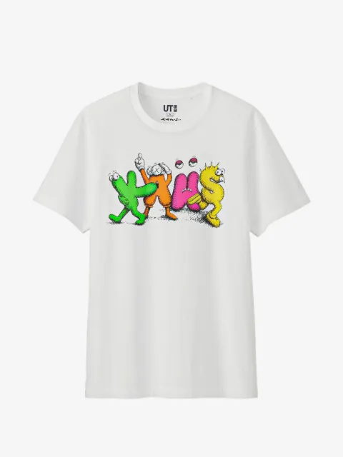 KAWS x Uniqlo Chum T-Shirt mit grafischem Print