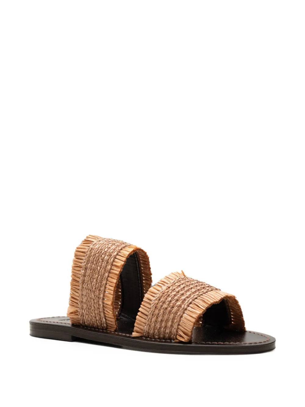 K. Jacques Hadrine fringed sandals Beige