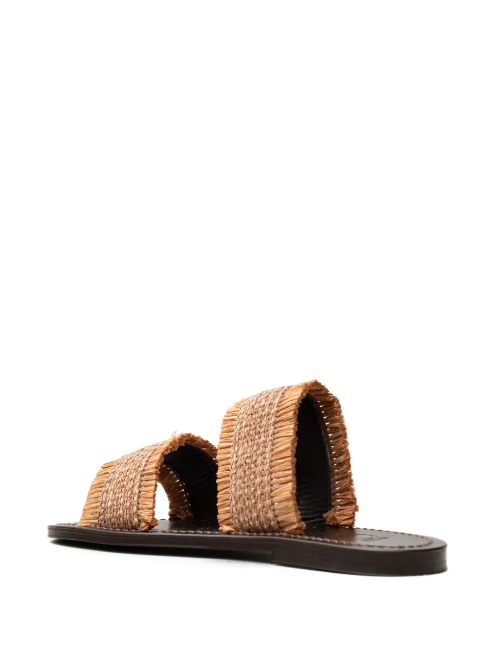 K. Jacques Hadrine fringed sandals Beige