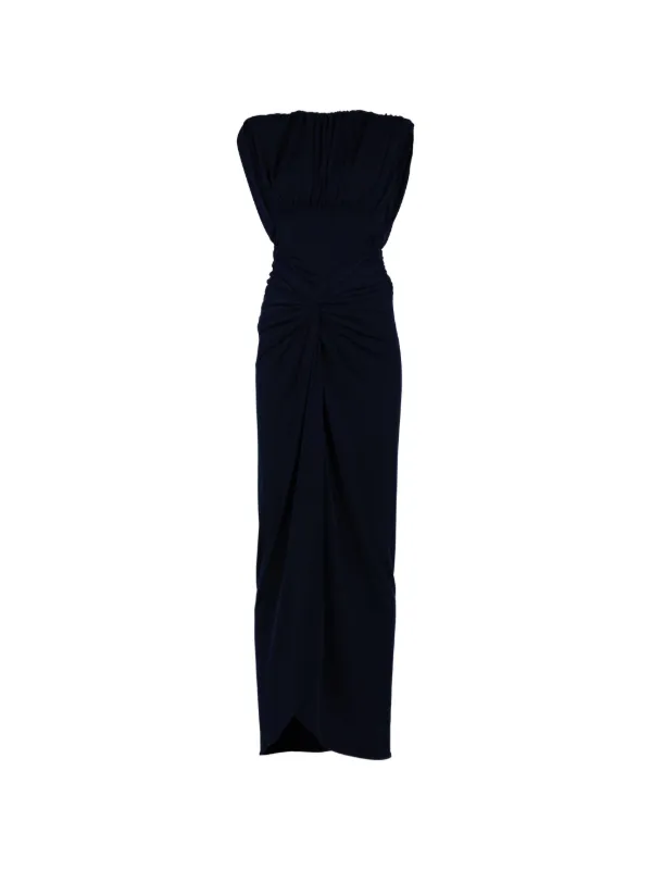 Andres Otalora Zambea Midi Dress in Blue