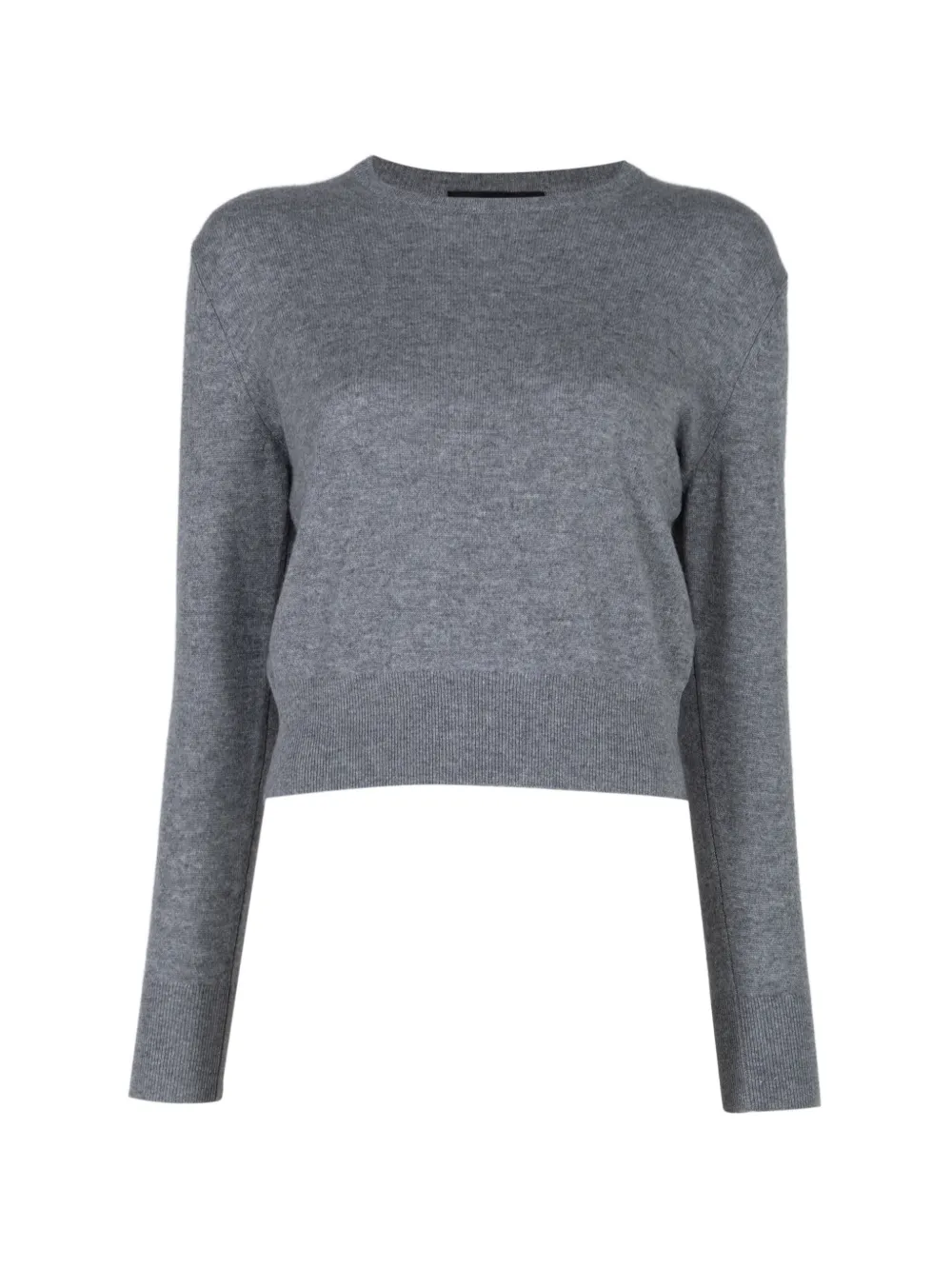 Nili Lotan Tamra Pullover mit geripptem Besatz - Grau