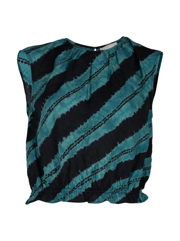 Ulla Johnson Kaia Blouse in Blue