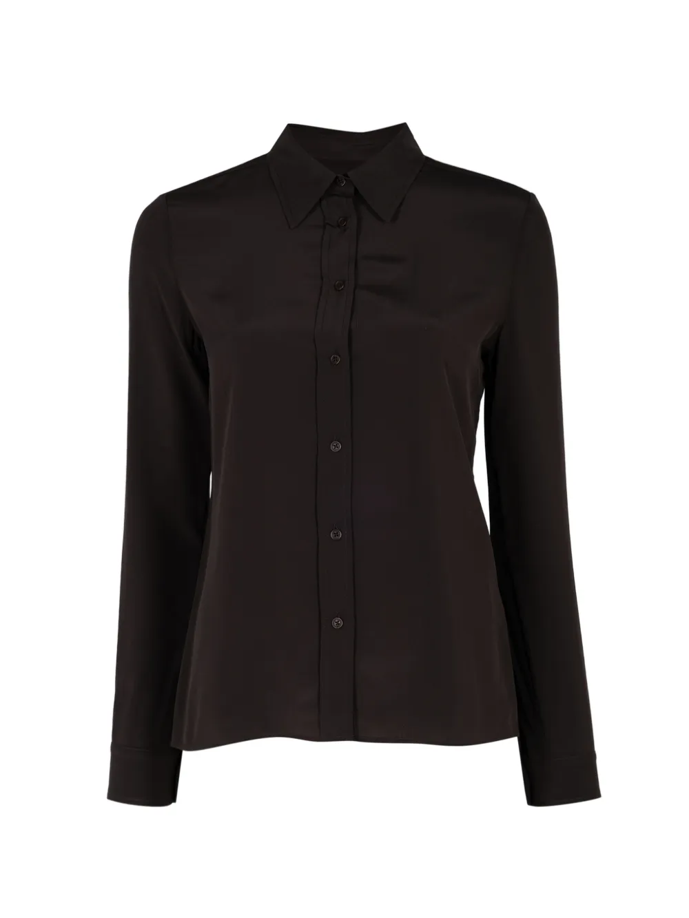 Nili Lotan Simone long-sleeves shirt - Brown