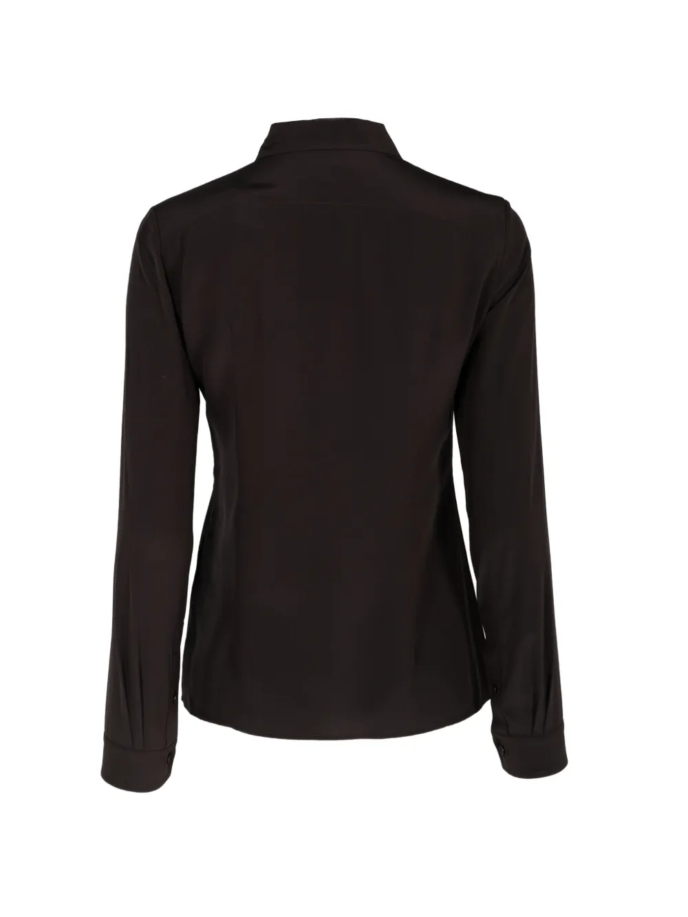 Nili Lotan Simone blouse met lange mouwen Bruin