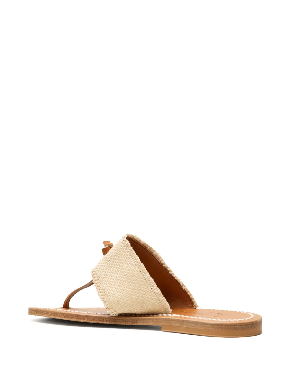 K. Jacques Wouri woven sandals Beige