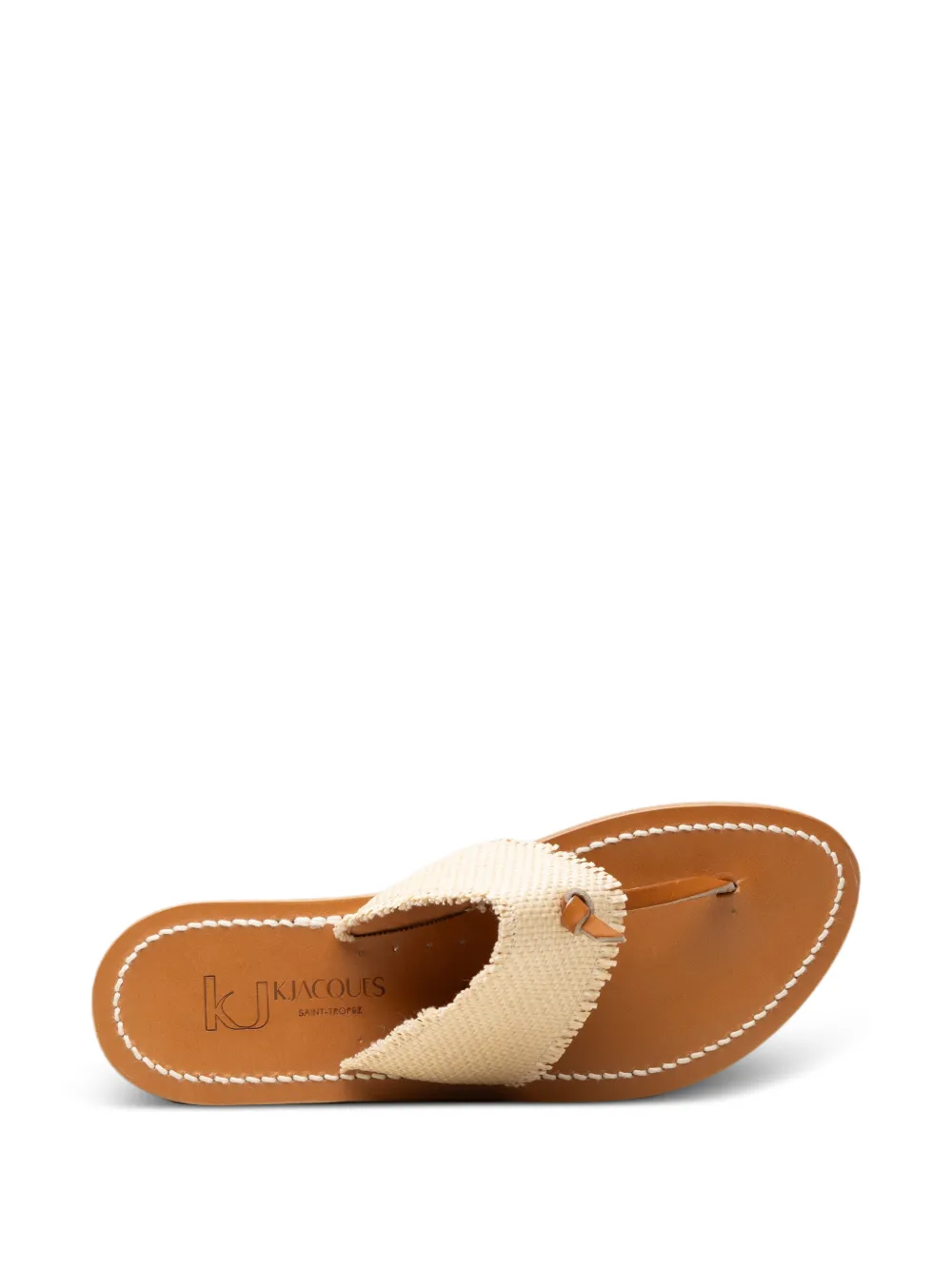 K. Jacques Wouri woven sandals Beige