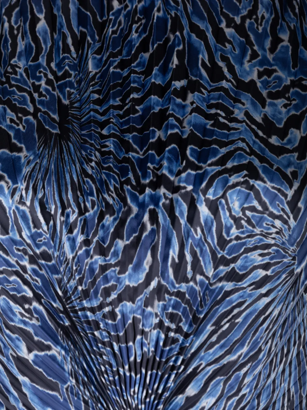 Ulla Johnson Malin midi-jurk met plooien Blauw