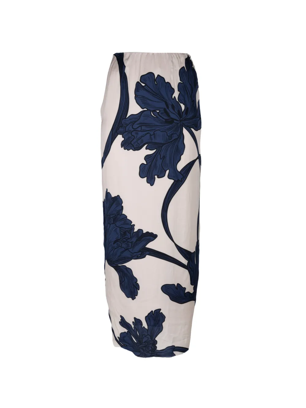ANDRES OTALORA Cairo midi-rok met bloemenprint Beige