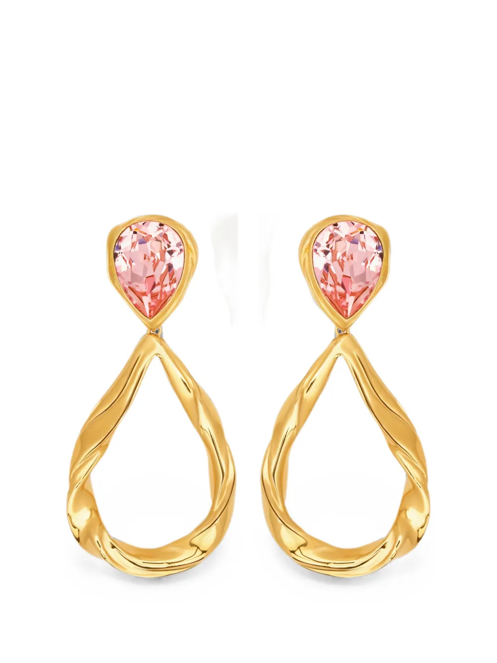 Oscar de la Renta Loop clip-on earrings - Gold