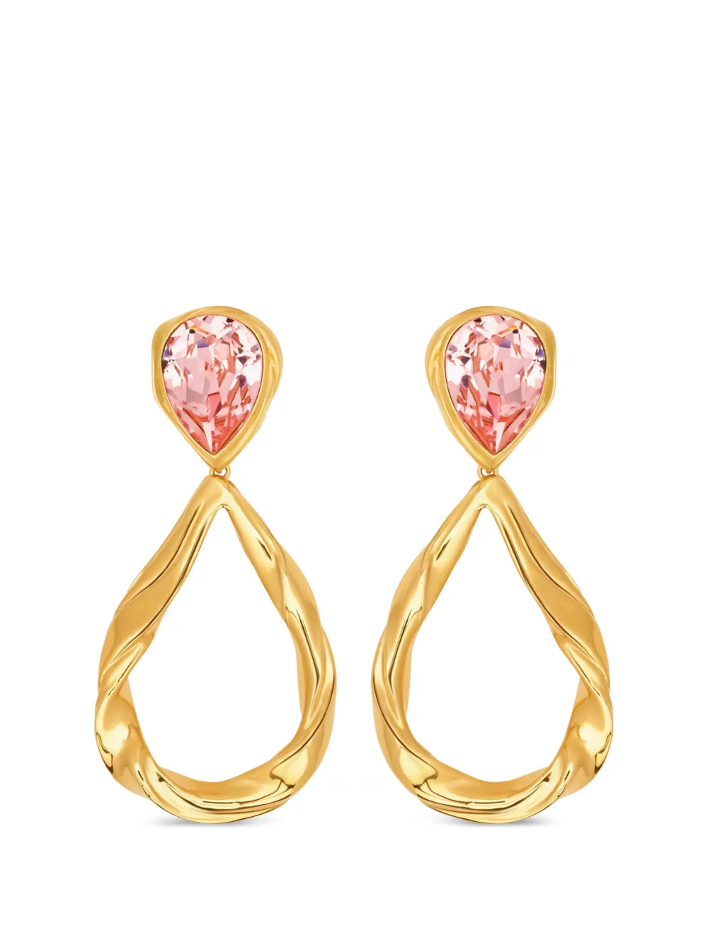 Oscar de la Renta Loop clip-on earrings - Oro
