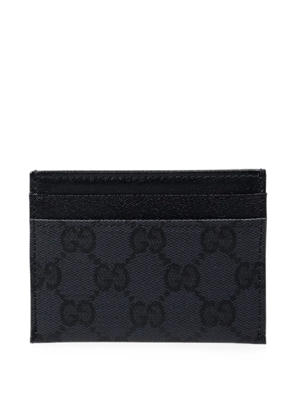 Gucci GG Supreme cardholder - Schwarz