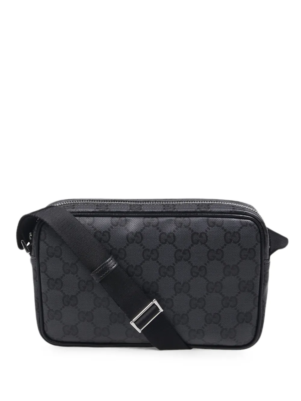 Gucci mini GG Supreme messenger bag - Schwarz