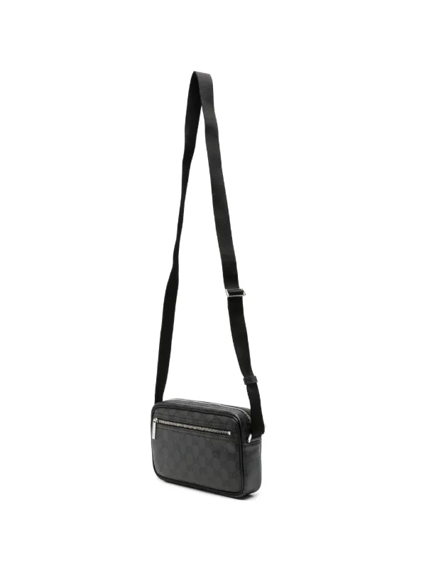 【GUCCI】メッセンジャーバッグ　GGスプリーム ブラック Gucci GGスプリーム ウェブ メッセンジャーバッグ ミニ | ブラック