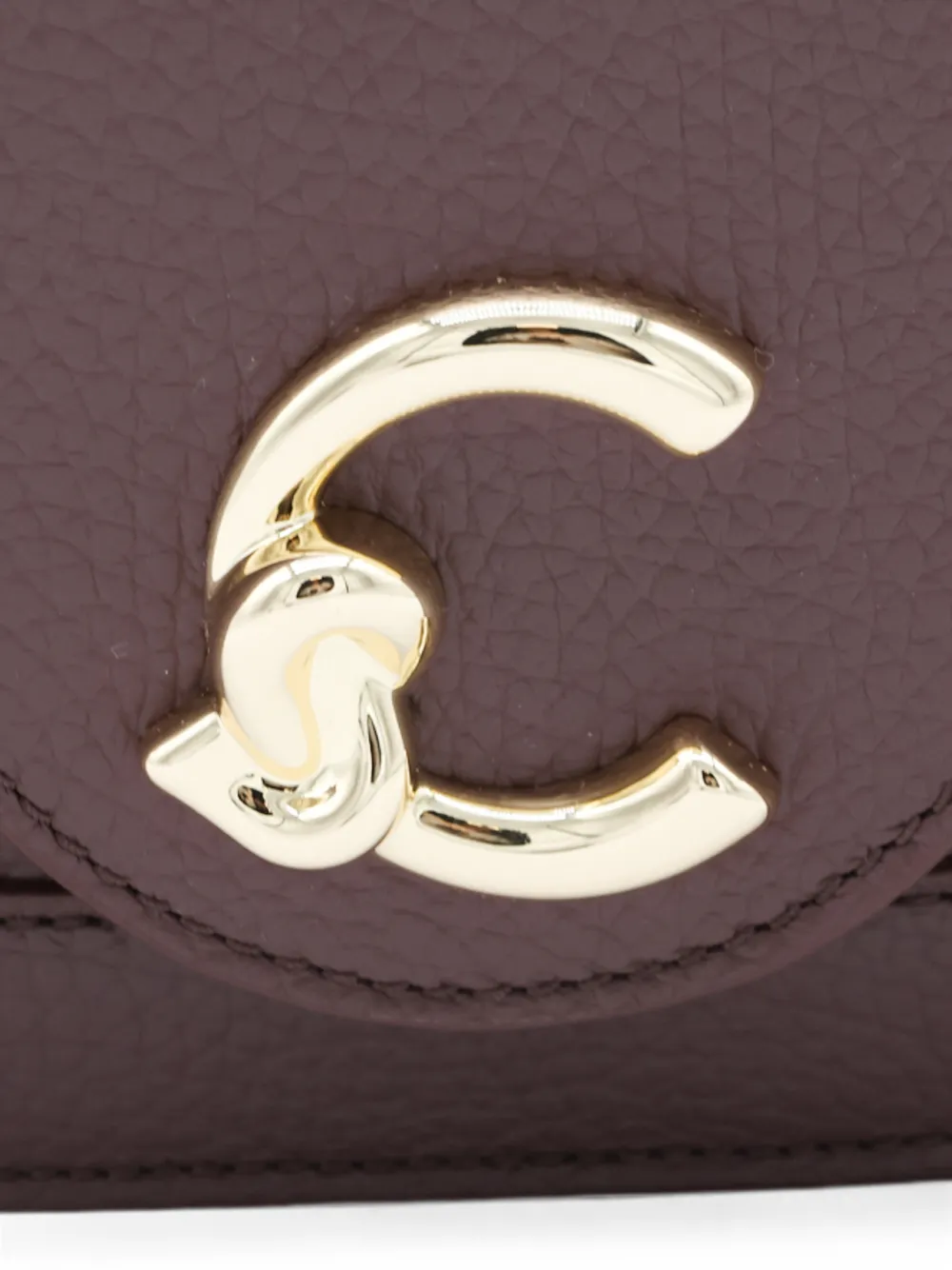 Coccinelle Schoudertas met logoplakkaat Paars