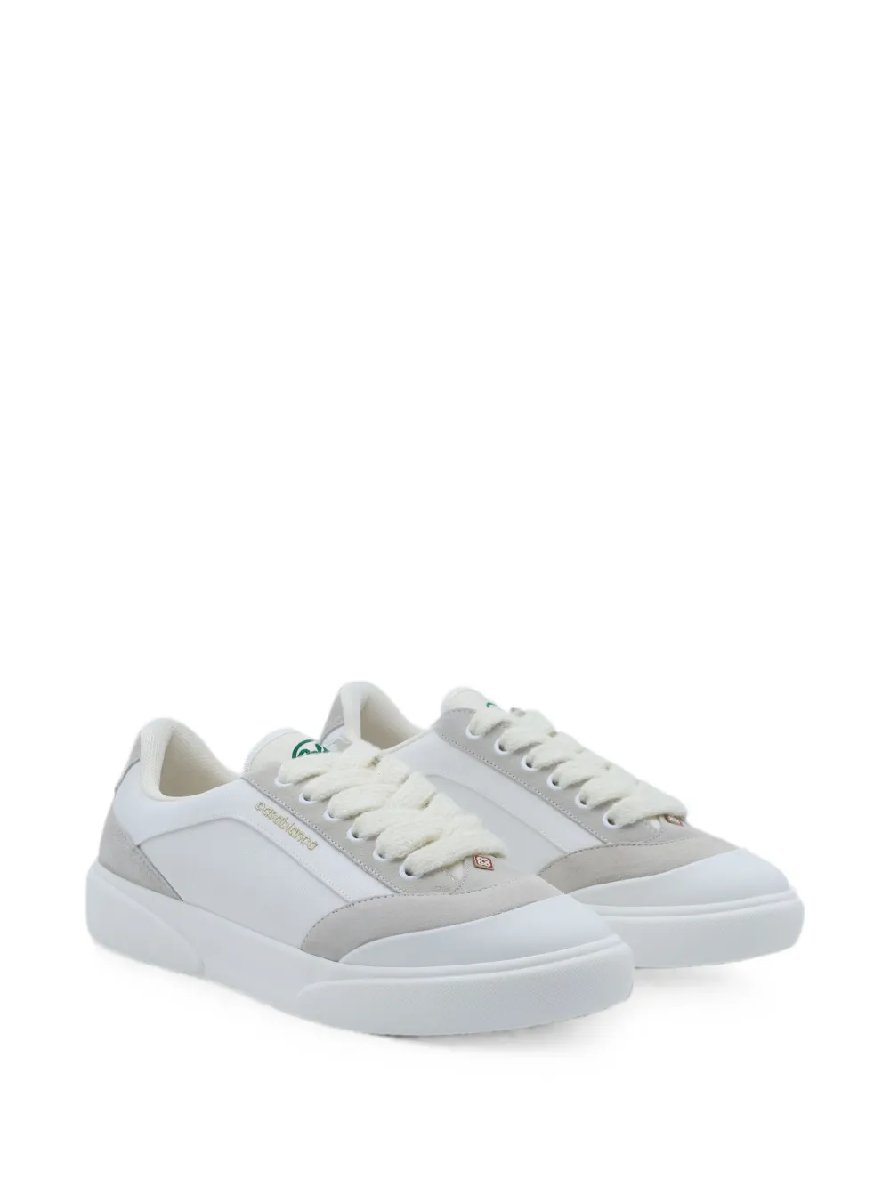 Casablanca Del Mar suede-panelled sneakers Wit