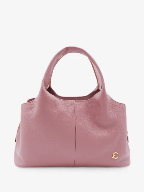 Coccinelle sac cabas en cuir à fini grainé