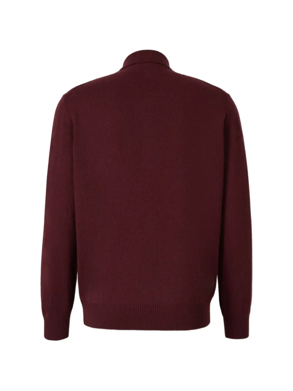 Canali Polotrui met lange mouwen Rood