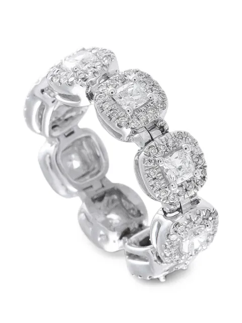 LB Exclusive diamond halo ring