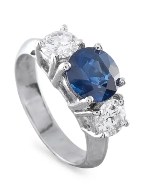 LB Exclusive Ring met diamant en saffier