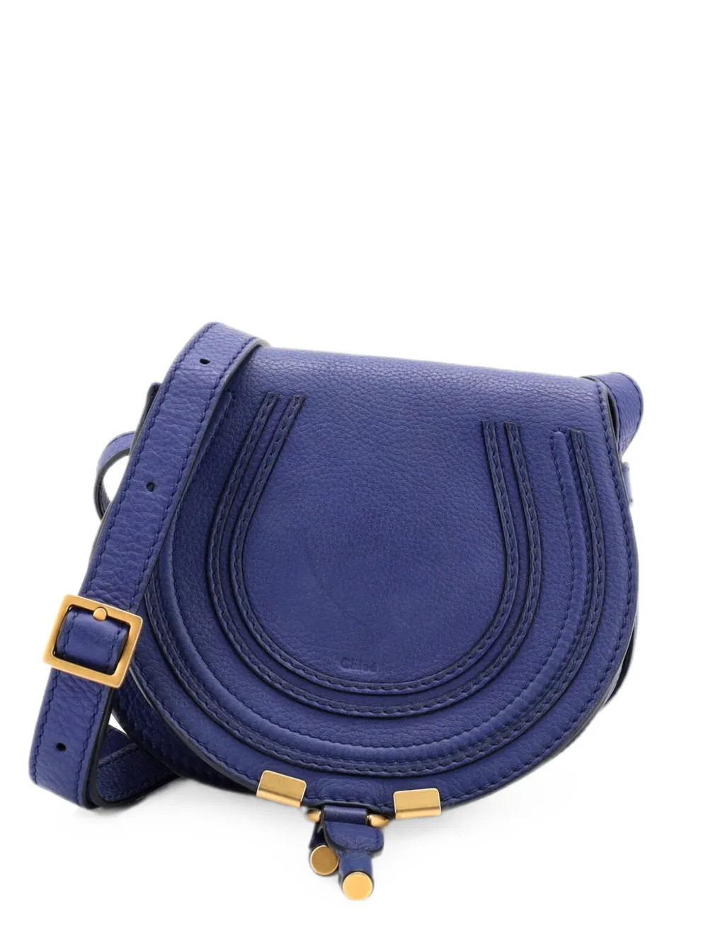 Chloé Pre-Owned Marcie Leather Small crossbody bag - Blu