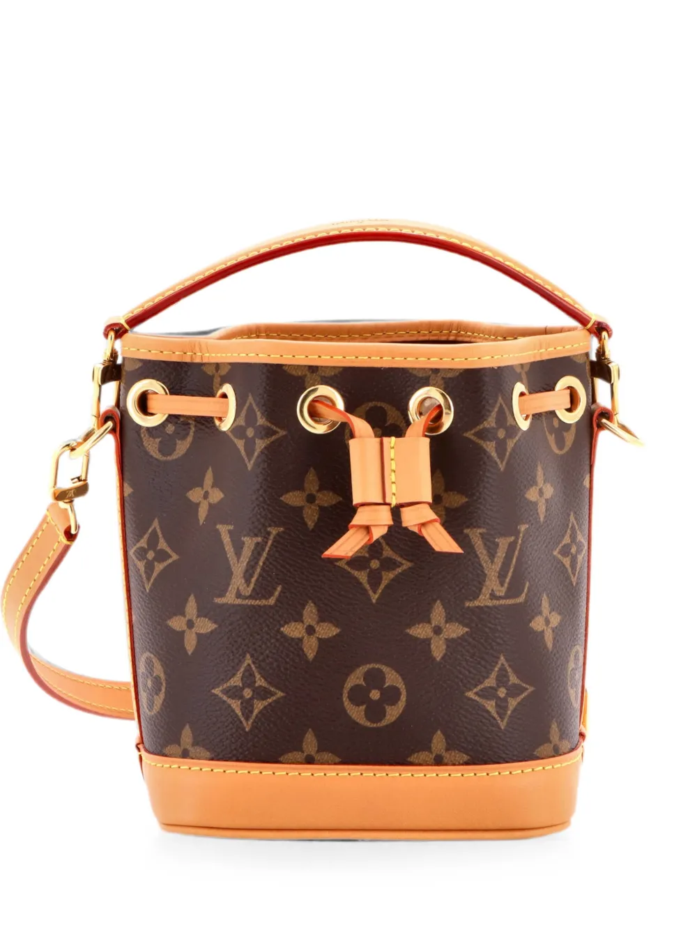 Louis Vuitton Pre-Owned Noe NM Handbag Monogram Canvas Nano bucket bag - Brown