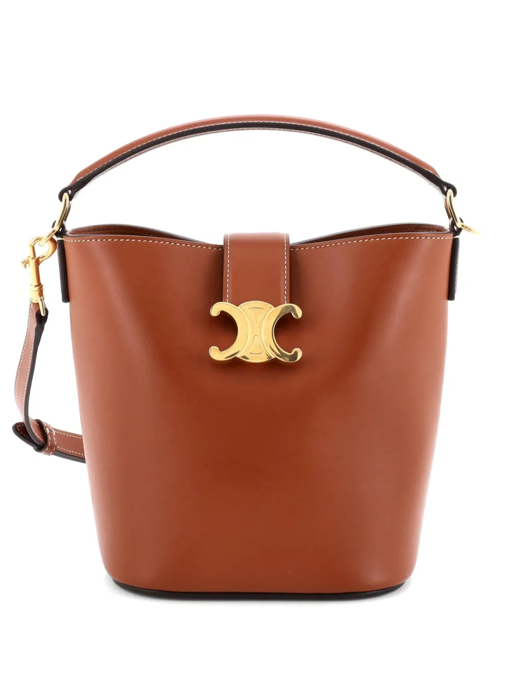 Celine Pre-Owned Louise Bag Leather Small bucket bag - Brown