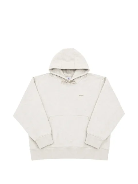 Nike logo-embroidered hoodie