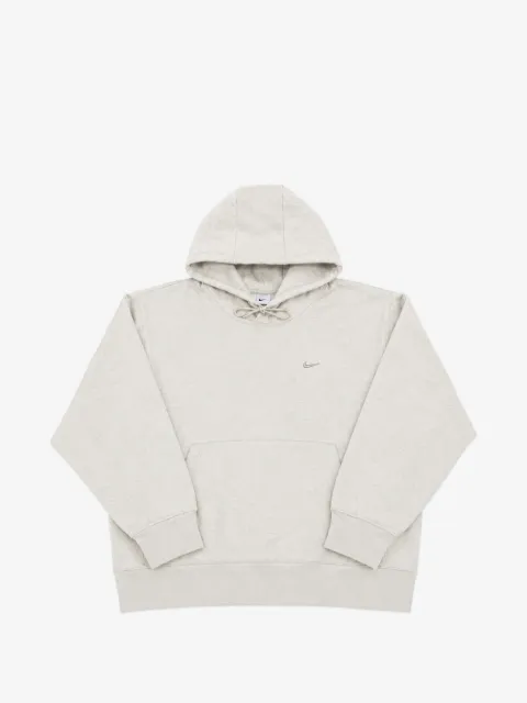 Nike logo-embroidered hoodie