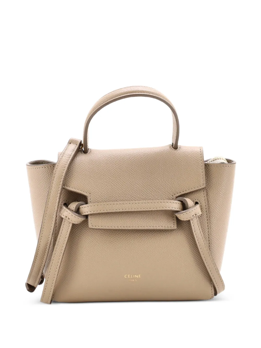 Celine Pre-Owned Belt Bag Textured Leather Pico shoulder bag - Neutrals