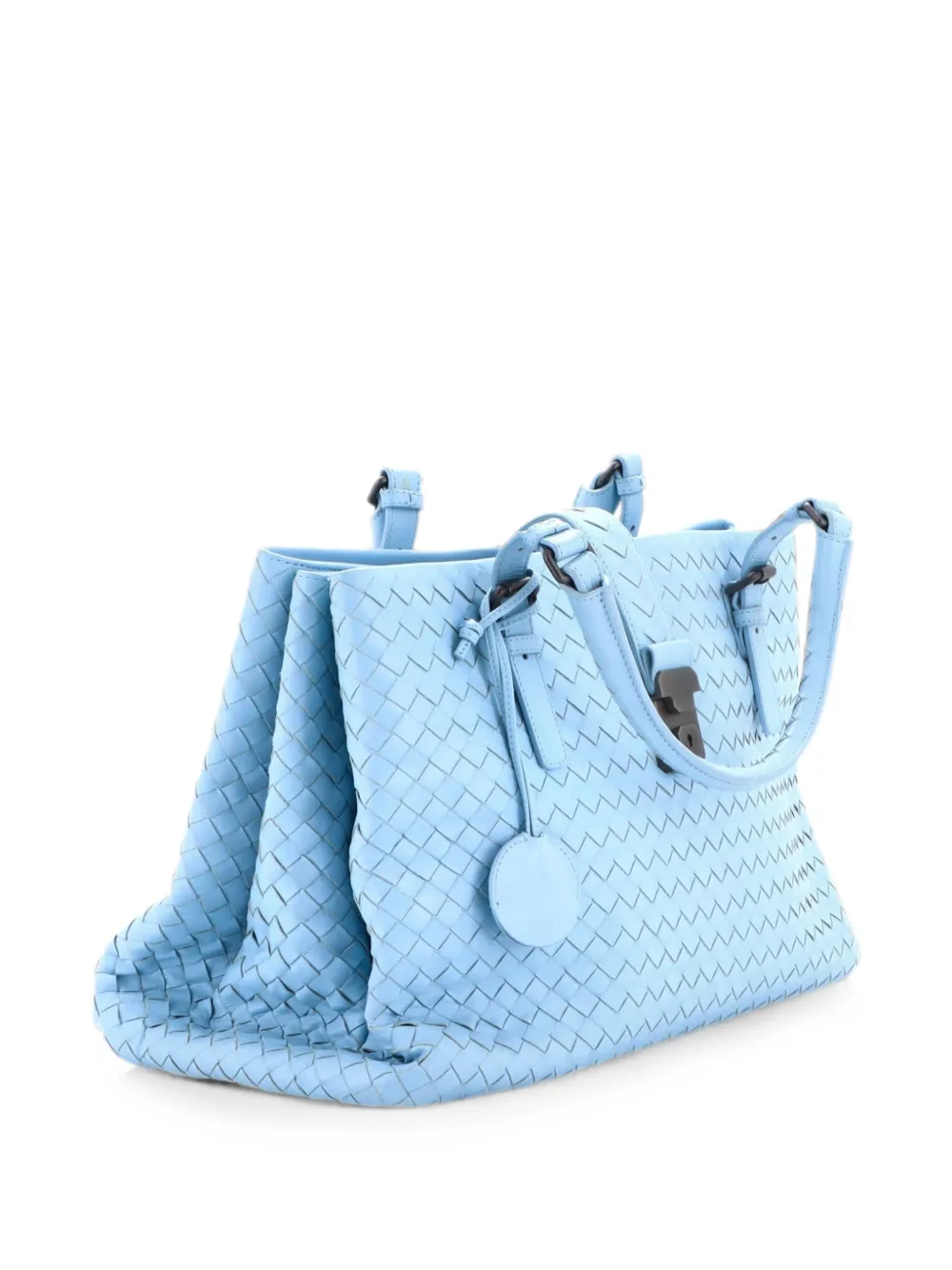 ソ*ト様 BOTTEGA VENETA ローマバッグ Bottega Veneta Pre-Owned ローマ イントレチャート ナッパ ミディアム
