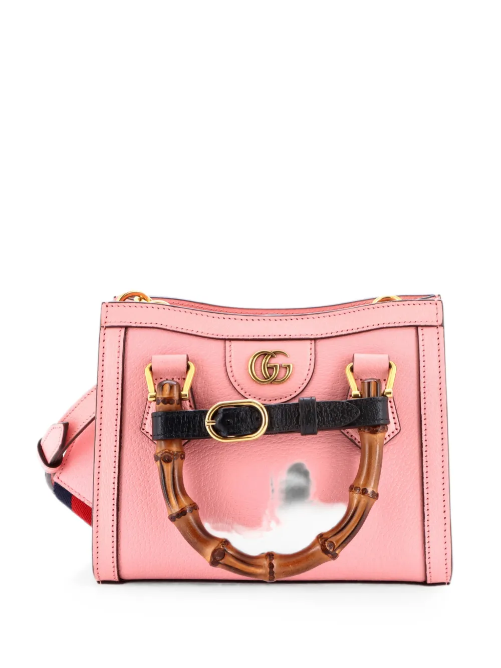Gucci Pre-Owned Diana NM Bamboo Handle Tote Leather Mini crossbody bag - Rosa