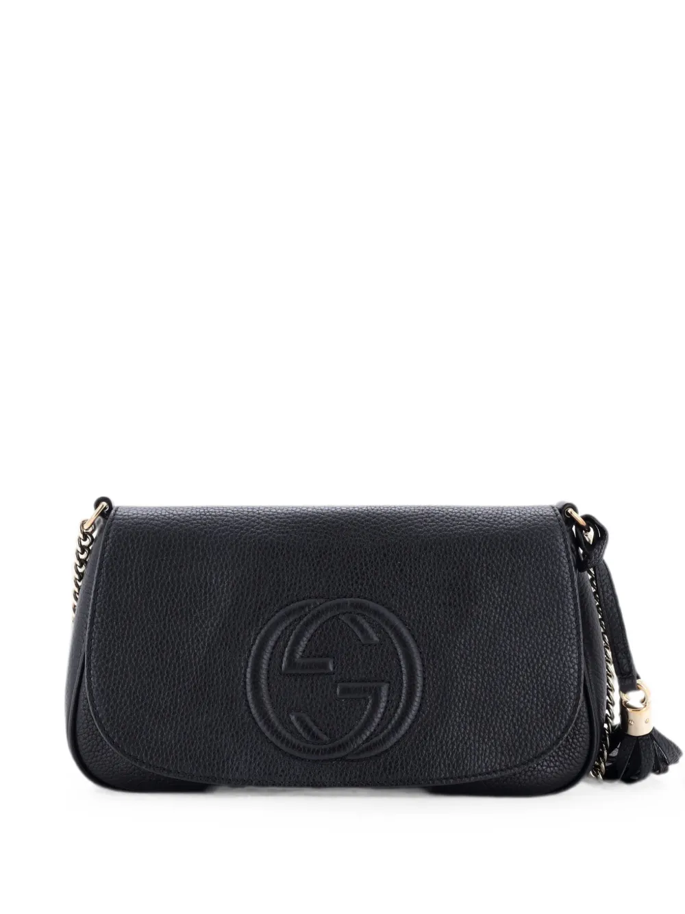 Gucci Pre-Owned Soho Chain Leather Medium crossbody bag - Nero
